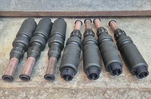 bomba granada proyectil ficticio 40x8 7u